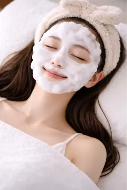 "妊婦さん用"濃密泡パック