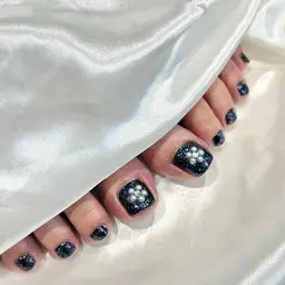 FOOT 持ち込みデザイン　親指のみアート