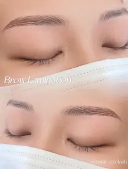 🌵ブロウラミネーション　　　　　　　　　　　　　　（デザイン・wax込み）