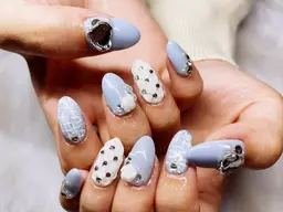 【ジェル】ワンカラー パーツつけ放題☆オフ込み ¥6980→¥5980