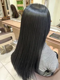 縮毛矯正+トリートメント