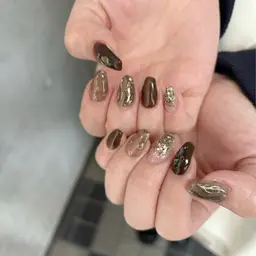 持ち込み画像OK🙆♀️他店オフ込み ジェル10本アートコース💅🏻