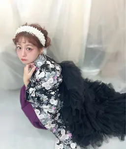 卒業式ヘアセット