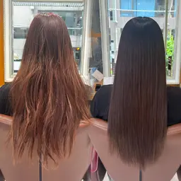 【1月限定】縮毛矯正＋全体カラー＋💎高濃度ケラチントリートメント💎