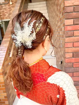 卒業式ヘア+着付け ⚠️ご案内出来るお時間が決まっておりますのでご注意ください☎必ずメッセージでご相談下さい