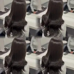 ケアカラー🌱＋Aujua4stepトリートメント＋超音波アイロン✨️【イルミナ/透明感/艶髪/ハイトーン/秋葉原】