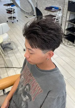 men's刈り上げツーブロック