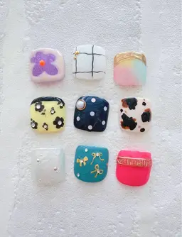 Jrメニュー💅フット定額親指アート(オフ込み)
