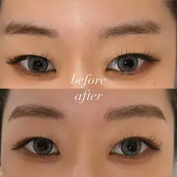 最先端✨パリジャンブロウ+眉カット