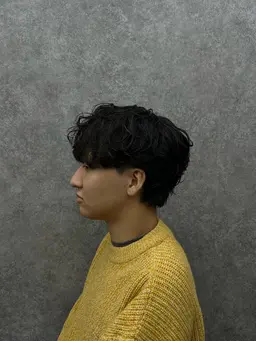 【❤️‍🔥限定40％オフ❤️‍🔥】【⚡️トレンドパーマ⚡️】カット+シャドウパーマ　#メンズカット#メンズパーマ