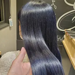 【アイロンなしで天使の艶】美髪プレミアムストレート　¥14500