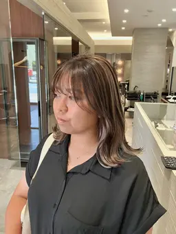 【デザインハイライトカラー🩰】　　　　　骨格／雰囲気に合わせてデザインを入れることができます❕