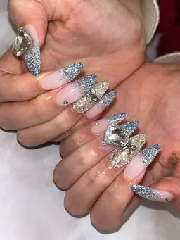 10本長さ出し+持ち込みデザイン🩵🫧