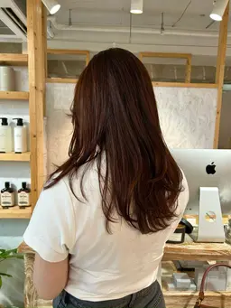 【平日限定】カット&艶カラー&トリートメント