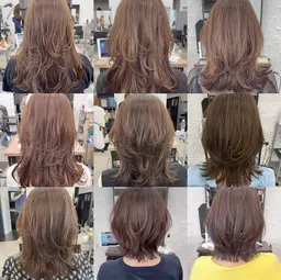 カット+リタッチ白髪染めカラー(根元のみ)(40代以上の女性で動画撮影OKの方限定)