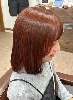 🎀カット＋カラー（ブリーチしてインナーカラー）🎀