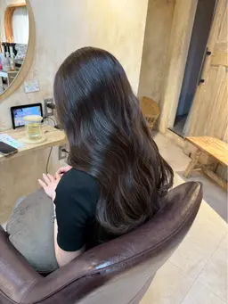 【ミニモ限定】就活暗染めカラー+マイクロバブル