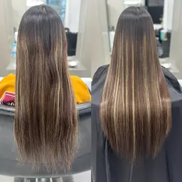 【ハイダメージ•ブリーチ毛対応】ダメージレス縮毛矯正＋オーダーメイドプレミアムTR