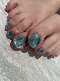 オフ込みフットマグネットネイル