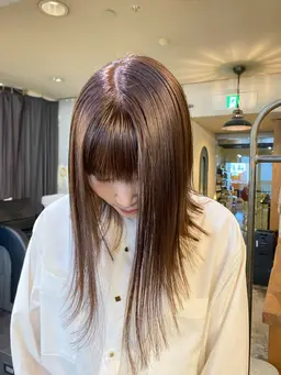 カット＋ブリーチを使わないダブルカラー