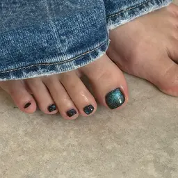 Jr.フットマグネットネイル🦶🩵