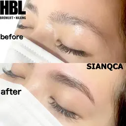 HBL&選べるマツエクコース フラット・メガフラット・ボリューム 上限180本又は90束/オフ+¥550カラー+¥660