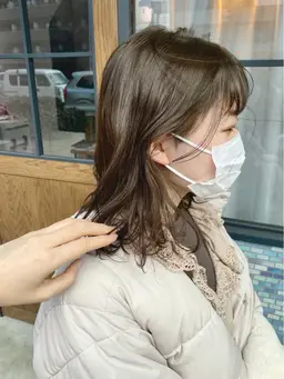 カラー＋トリートメント🌿シャンプーブロー込み🐩 リタッチのみも可です✨迷ってる方もご相談ください🙇‍♀️