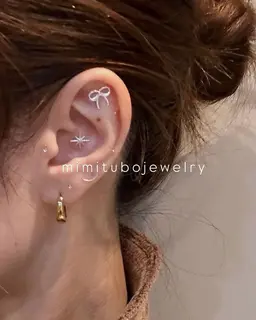 【new！】 mimitsubo jewelry🎶パーツつけ放題♪☘️🤍