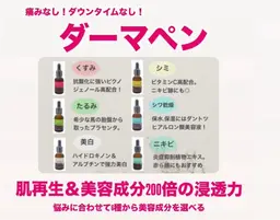 【ニキビ.毛穴】エステダーマペン＆6種の選べる高濃度美容液🫧ダウンタイムなし✨