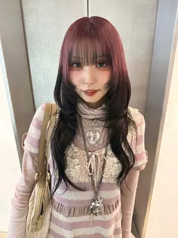 🩶2​〜​3回目🧡カット＋ブリーチ＋デザインカラー🧡🩶