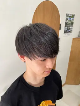 ダウンパーマ+メンズカット