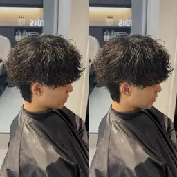 【メンズ限定】カット✂︎ケアパーマ🌀トリートメント✨