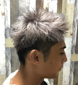 ミニモ特別価格(初回と2回目メンズ様)カット➕ワンメイクカラー➕癒しのシェービング(お顔剃り、眉カット)