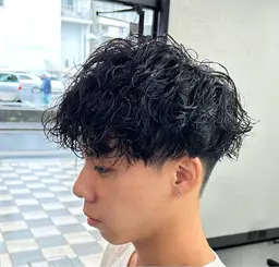 メンズカット✂︎+ニュアンスパーマ