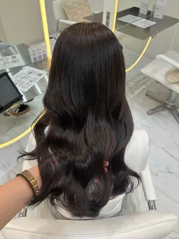 【✨撮影OK・セミロング以上限定✨】💕ワンカラー💕+3step treatment🫧※黒染め・白髪染め不可