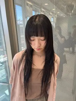 🖤就活・校則OK🖤黒染めしないオフブラックカラー