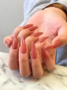 ワンカラーネイルモデル❤︎.*(オフなし)