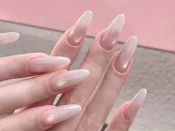 【長さだし】】チップスカルプ+フレンチ/マグネット/フラッシュワンカラー 9980