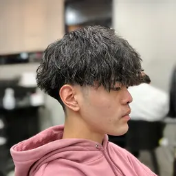 【メンズ人気No.1】ツイストスパイラル＋メンズカット[ミニモ限定]波巻きスパイラル:シャドウパーマ:ニュアンスパーマ