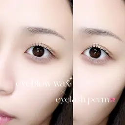 【次回予約限定📨】束感パリジェンヌ✖️アイブロウワックス(メイク仕上げ付き🎀✩)