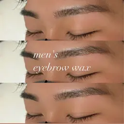 眉ワックス脱毛＋メンズカット