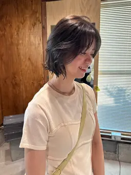 骨格似合わせカット×ニュアンスパーマ