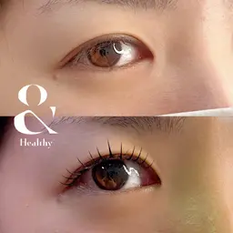 【下がりまつげさんは絶対やってほしい🔥】LEDアンドヘルシー(マツエクパーマ) 120本