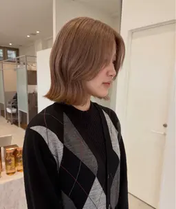 【カラーモデル】／ブリーチオンカラー🫐