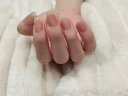 【補強】メンズもOK!! 二枚爪、割爪対策！ジェルネイルクリア仕上げ💅🏻