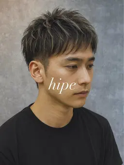 【メンズ限定】カット＋ハイライト＋オンカラー  ¥11500