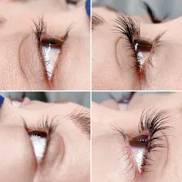 【マツエク】新技術✨ラッシュアップキュア☆100本/生えてる方向を上向きにし装着、まるでパリエク！