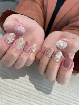 オフ込ジェルネイル アートし放題90分