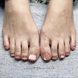 【女性限定】※オフなし※フットネイル練習 選べるワンカラージェルネイル【マグネットネイルも可‼︎】