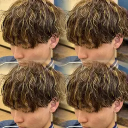 メンズカット/パーマ/ハイライト